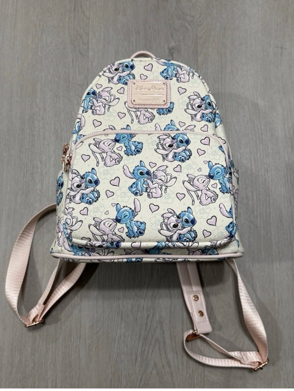 Loungefly Disney Parks Stitch and Angel Mini Backpack - Love